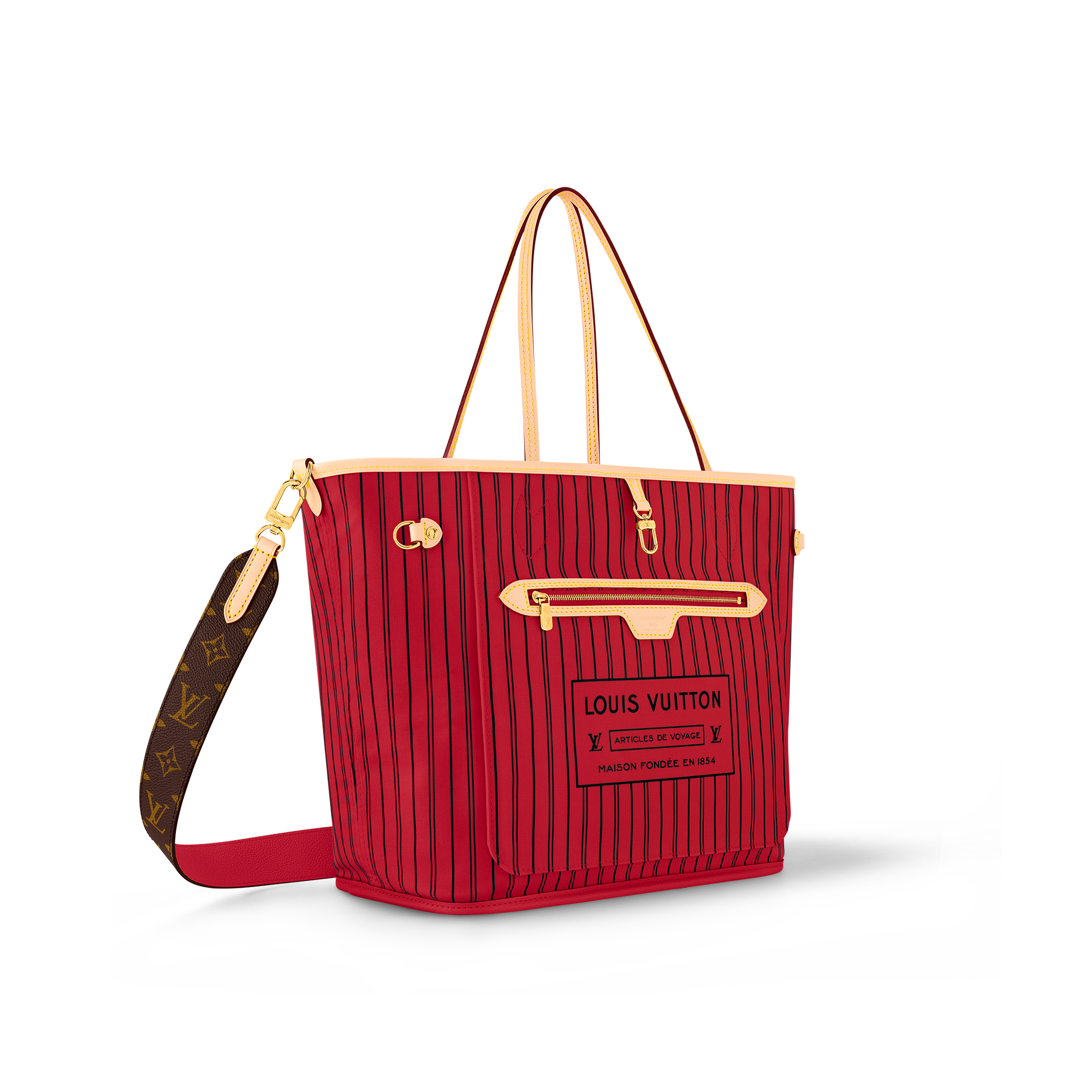 Neverfull Bandoulière Inside Out MM Monogram - Women Bags